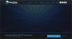 Desktop Screenshot of openshot.org